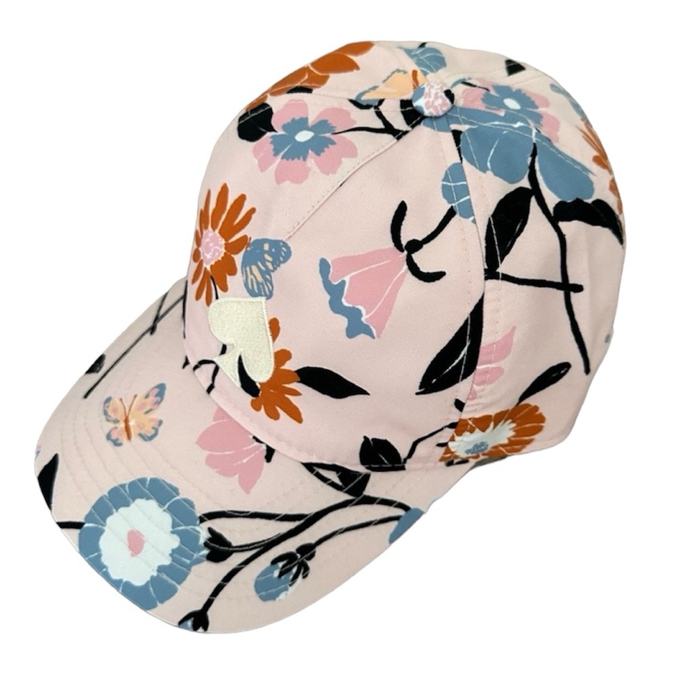 🆕 Kate Spade Pearl Blush Floral Baseball Cap